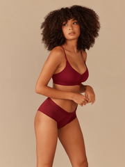 UltraModal™ FeelFree Ruched Bralette | Cabernet/Cabernet