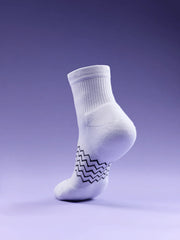Essential Quarter Sock 3-Pack | White Stripe Pack