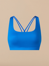 Breathe Strappy Back Bralette | Cobalt Blue