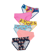UltraModal™ Kids FeelFree Girls Bikini Brief 6-Pack | Cosmic Creatures Pack