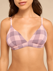 UltraModal™ FeelFree Triangle Bralette | Blush Plaid