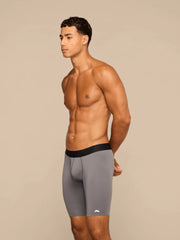 Breathe Long Boxer Brief w/ Fly | Grey