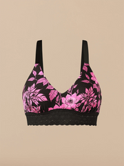 UltraModal™ Lace Longline Bralette | Pink Bloom