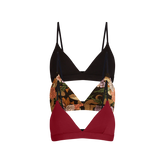 UltraModal™ FeelFree Triangle Bralette 3-Pack | Garden Snake Pack
