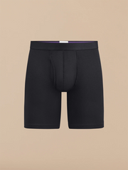 UltraModal™ Core Ball Caddy™ Long Boxer Brief w/ Fly | Black