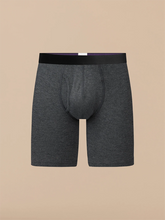 UltraModal™ Core Long Boxer Brief w/ Fly | Heather Charcoal