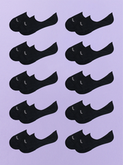 Essential No Show Sock 10-Pack | Black Pack