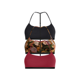 UltraModal™ Core T-Back Bralette 3-Pack | Garden Snake Pack