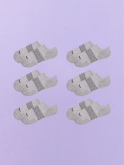 Essential Ankle Sock 6-Pack | Heather Grey Pack