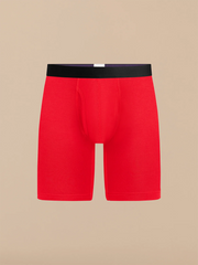 UltraModal™ Core Long Boxer Brief w/ Fly | Chili Red