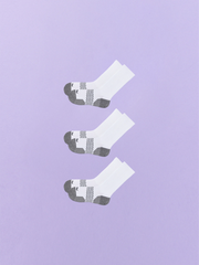 Active Crew Sock 3-Pack | White Pack