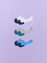Essential No Show Sock 3-Pack | Mixed Blues Pack