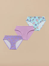 UltraModal™ Kids FeelFree Girls Bikini Brief 3-Pack | Cupcake Party Pack