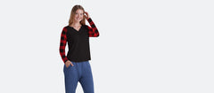 UltraModal™ Henley - Women's | Buffalo Plaid