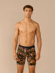 UltraModal™ Core Ball Caddy™ Long Boxer Brief w/ Fly | Garden Snake