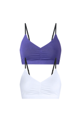 Ruched Bralette Duo