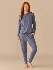 UltraModal™ Pullover Lounge Hoodie - Women's | Heather Navy