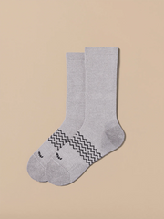 Essential Crew Sock | Heather Grey