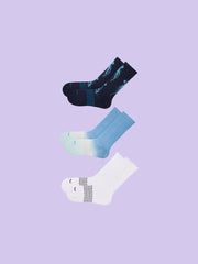 Essential Crew Sock 3-Pack | Starry Ocean Pack