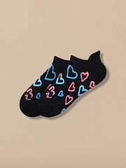 Heritage Ankle Sock | Electric Hearts 2.0