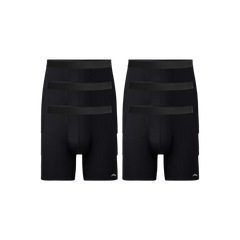 Breathe Boxer Brief w/ Fly 6-Pack | Black Pack