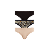 UltraModal™ Lace Tanga 3-Pack | Wild Cat Pack