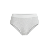 Stretch Cotton High-Waist Brief | Heather Grey
