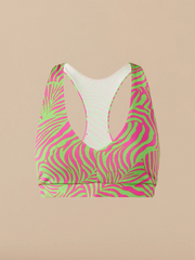 UltraModal™ FeelFree Racerback Bralette | Electric Zebra