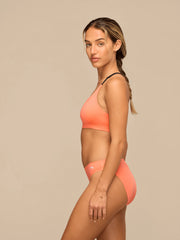 Breathe Racerback Bralette | Coral