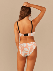 Curvy UltraModal™ FeelFree Ruched Bralette | Coral Heatwave