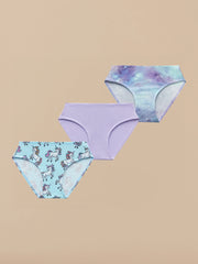 UltraModal™ Kids FeelFree Girls Bikini Brief 3-Pack | Mystical Pack