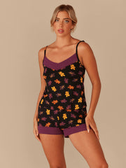 UltraModal™ Lace PJ Set | Fall Leaves