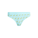 Stretch Cotton Mid-Rise Thong | Go Bananas