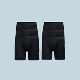 MoveMe Boxer Brief w/ Fly 6-Pack | Black