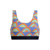Curvy UltraModal™ Core Scoop Bralette | Retro Rainbows