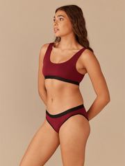 UltraModal™ Core Scoop Bralette | Cabernet