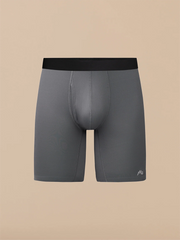 Breathe Long Boxer Brief w/ Fly | Grey
