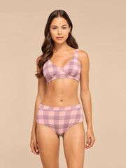 UltraModal™ FeelFree High Waist Cheeky | Blush Plaid