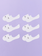 Essential No Show Sock 6-Pack | White Pack