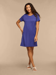 Daily Tee Dress | Berry Blue