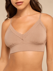 UltraModal™ Lace Plunge Bralette | Cocoa