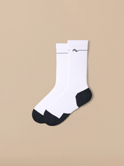 Essential Crew Sock | White Logo