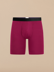 UltraModal™ Core Long Boxer Brief w/ Fly | Plum