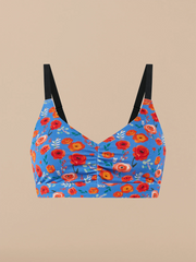 Curvy UltraModal™ FeelFree Ruched Bralette | Painted Petals