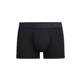 Stretch Cotton Trunk w/ Fly | Black