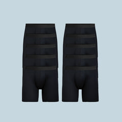 MoveMe Boxer Brief w/ Fly 10-Pack | Black