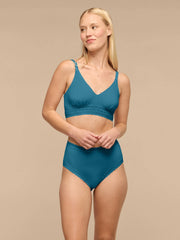 UltraModal™ Lace High-Waisted Cheeky Bikini | Teal