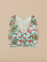 UltraModal™ FeelFree Curvy Racerback Bralette | Peonies