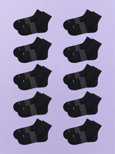 Essential Quarter Sock 10-Pack | Black Pack