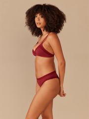 UltraModal™ Lace Triangle Bralette | Cabernet